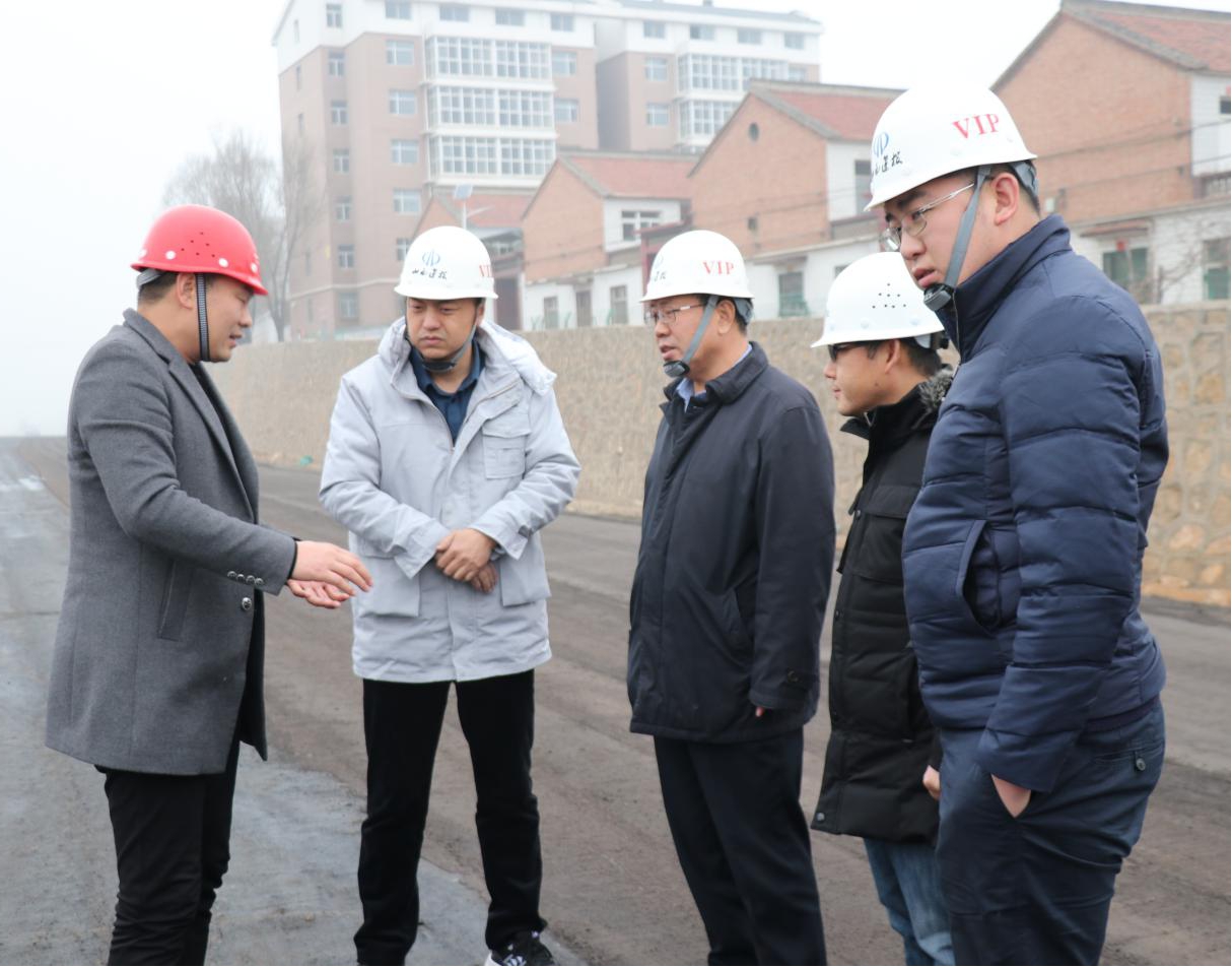 山西建投生產(chǎn)總監(jiān)楊雷平赴國道G342晉城市過境段改線工程調(diào)研指導