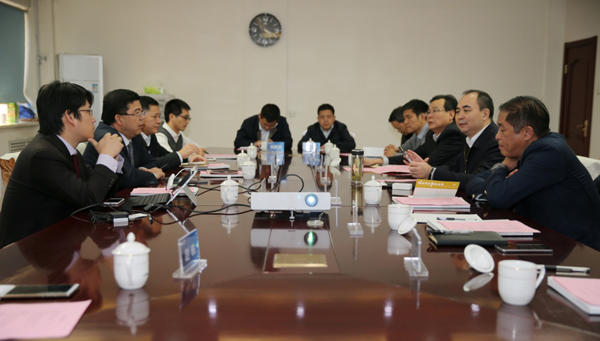 集團董事長孫波會見精工鋼構(gòu)聯(lián)席總裁錢衛(wèi)軍