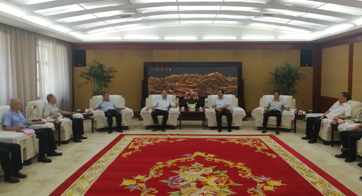 孫波與朔州市委市政府領(lǐng)導(dǎo)會談