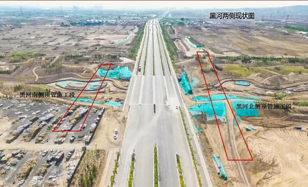 山西建投總承包部龍城大街區(qū)域路網(wǎng)、電力管溝工程首次涉足頂管工程