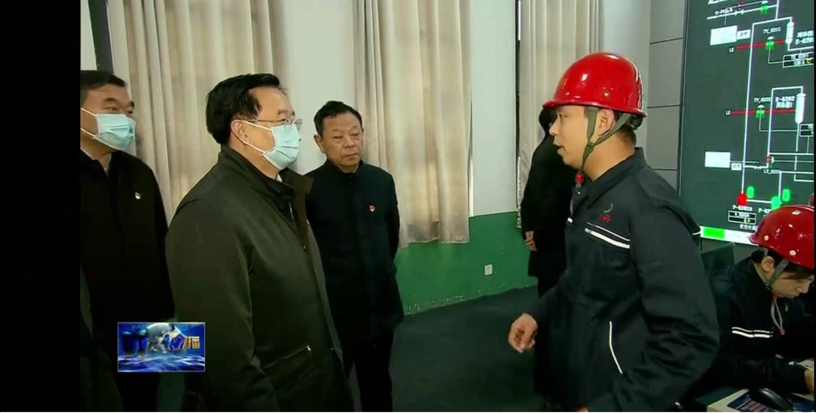 河南省委書記王國生視察山西建投一建集團承建的鄲城金丹科技車間廠房項目