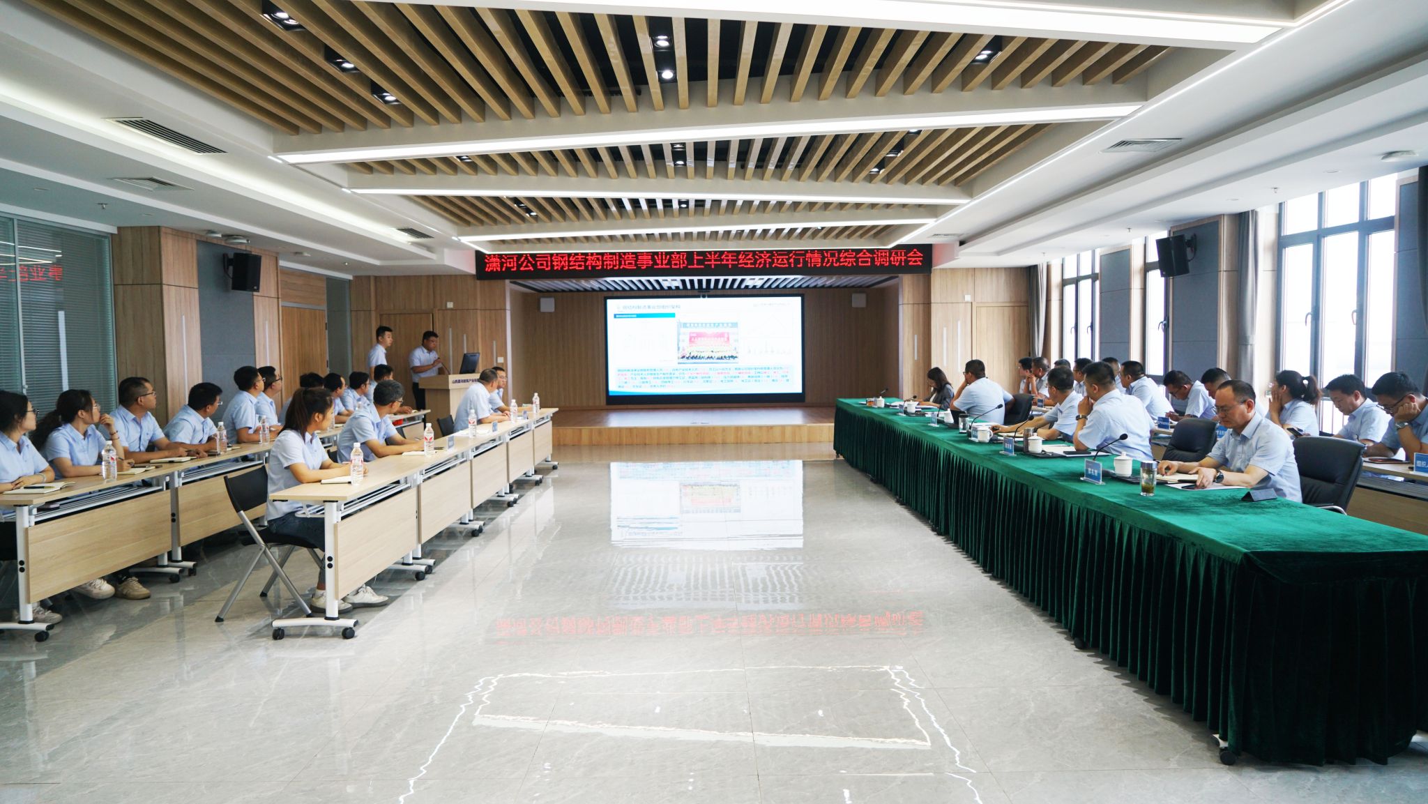 山西建投瀟河產(chǎn)業(yè)公司開(kāi)展上半年經(jīng)濟(jì)運(yùn)行情況綜合調(diào)研