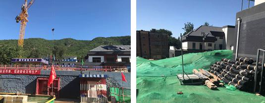 中央軍委后勤保障部部長宋普選上將視察山西建投一建集團(tuán)承建的北京軍區(qū)1105工程
