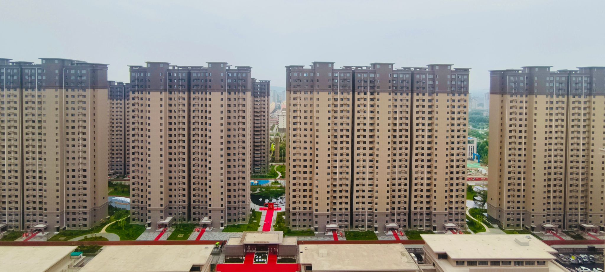 山西建投一建集團承建的聞喜盛邦聚德苑項目順利交房